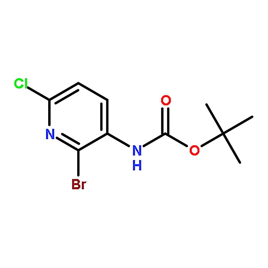 RHAWN tert-Butyl (2-bromo-6-chloropyridin-3-yl)carbamate