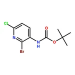 RHAWN tert-Butyl (2-bromo-6-chloropyridin-3-yl)carbamate
