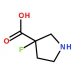 RHAWN 3-FLUOROPYRROLIDINE-3-CARBOXYLIC ACID