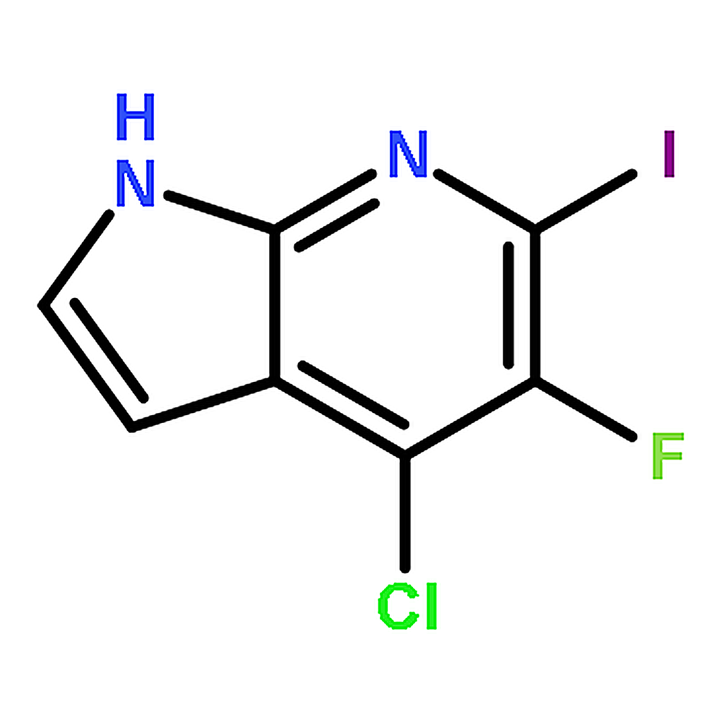 RHAWN 4-Chloro-5-fluoro-6-iodo-1H-pyrrolo[2，3-b]pyridine