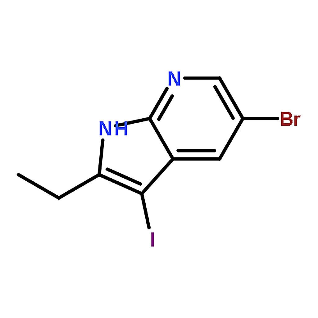 RHAWN 5-Bromo-2-ethyl-3-iodo-1H-pyrrolo[2，3-b]pyridine