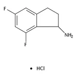 RHAWN 5,7-Difluoro-2,3-dihydro-1H-inden-1-amine hydrochloride