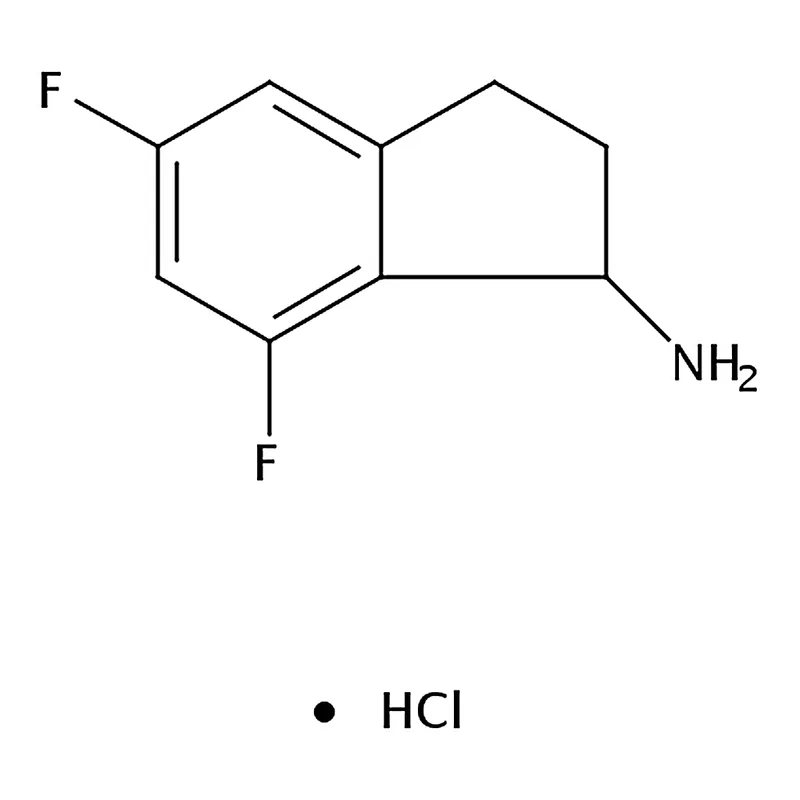 RHAWN 5,7-Difluoro-2,3-dihydro-1H-inden-1-amine hydrochloride