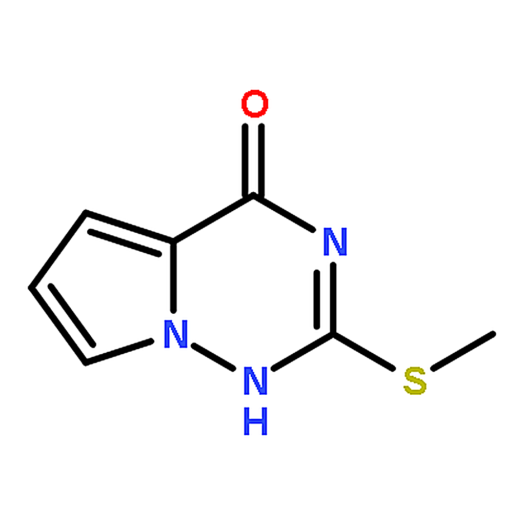 RHAWN 2-METHYLSULFANYL-3H-PYRROLO(2， 1-F)(1， 2， 4)TRIAZIN-4-ONE