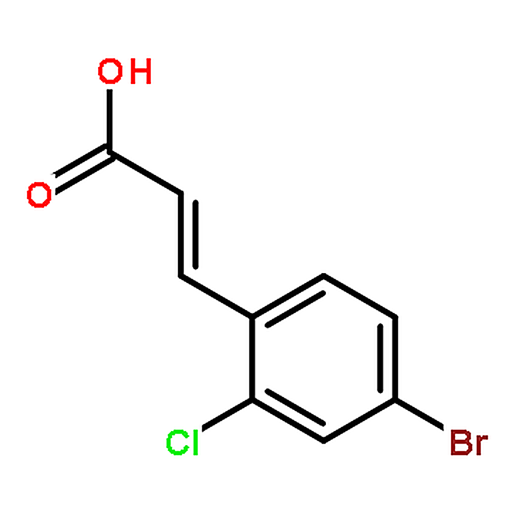 RHAWN 3-(4-Bromo-2-chlorophenyl)acrylic acid