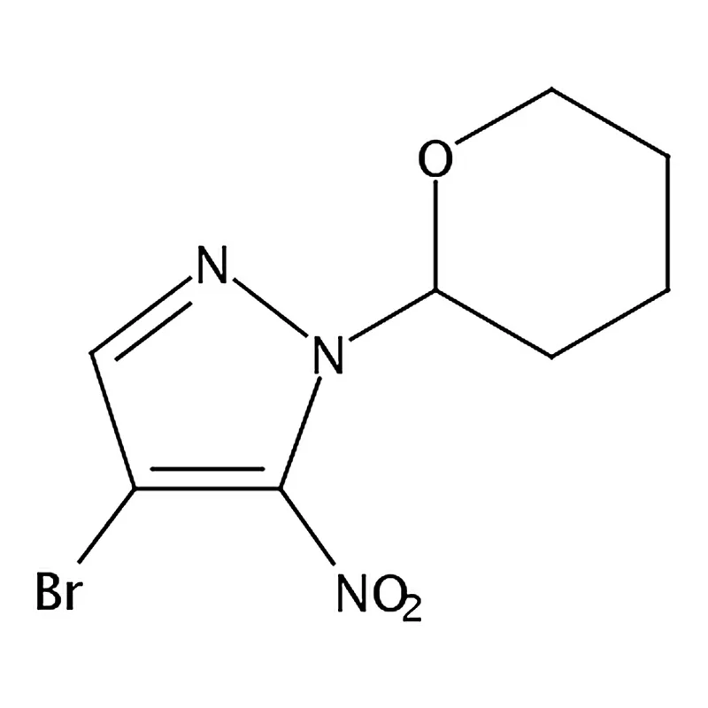 RHAWN 4-Bromo-5-nitro-1-(tetrahydro-2H-pyran-2-yl)-1H-pyrazole