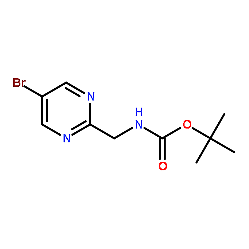 RHAWN tert-Butyl ((5-bromopyrimidin-2-yl)methyl)carbamate