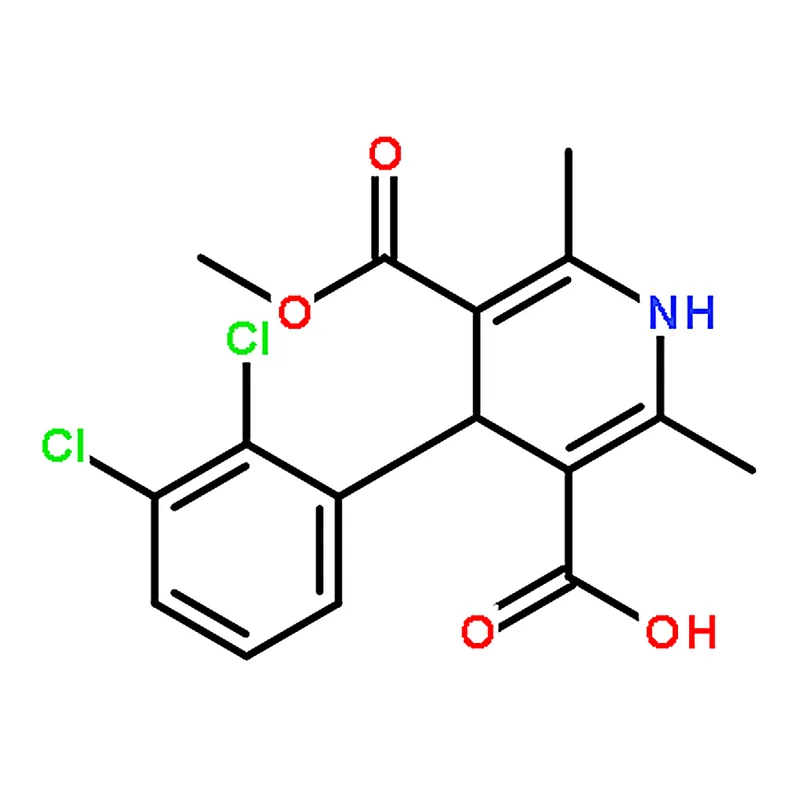 RHAWN 4-(2,3-Dichlorophenyl)-5-(methoxycarbonyl)-2,6-dimethyl-1,4-dihydropyridine-3-carboxylic acid