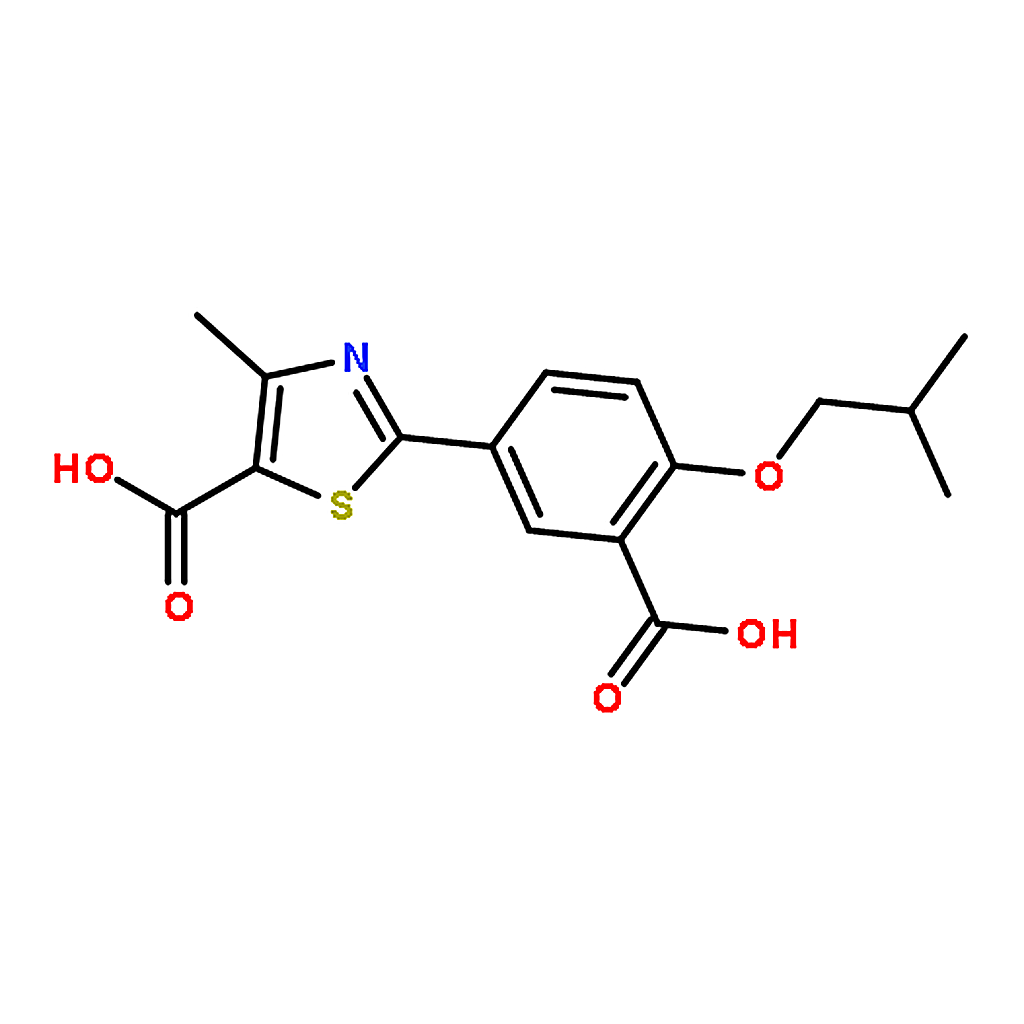 RHAWN 2-(3-Carboxy-4-isobutoxyphenyl)-4-methylthiazole-5-carboxylic acid