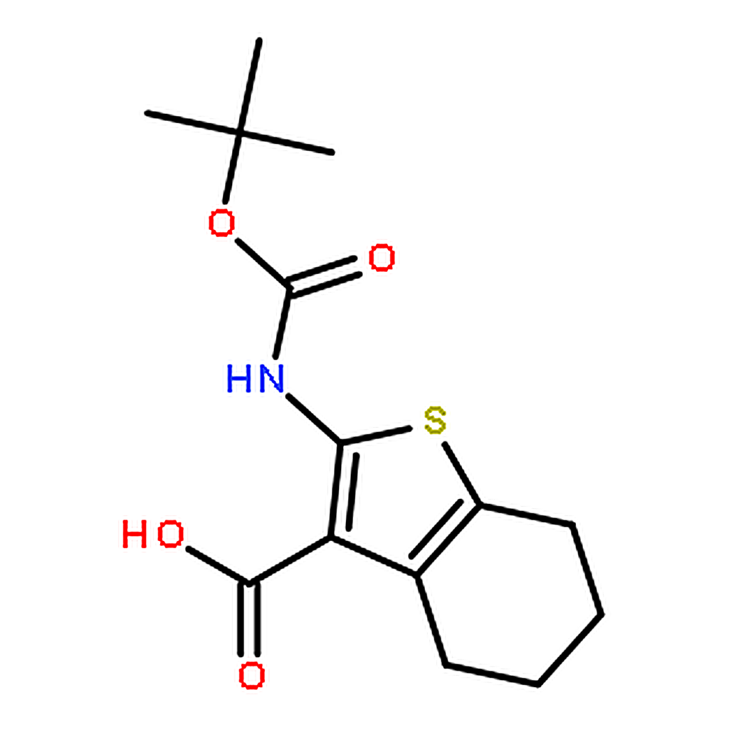 RHAWN 2-((tert-Butoxycarbonyl)amino)-4,5,6,7-tetrahydrobenzo[b]thiophene-3-carboxylic acid