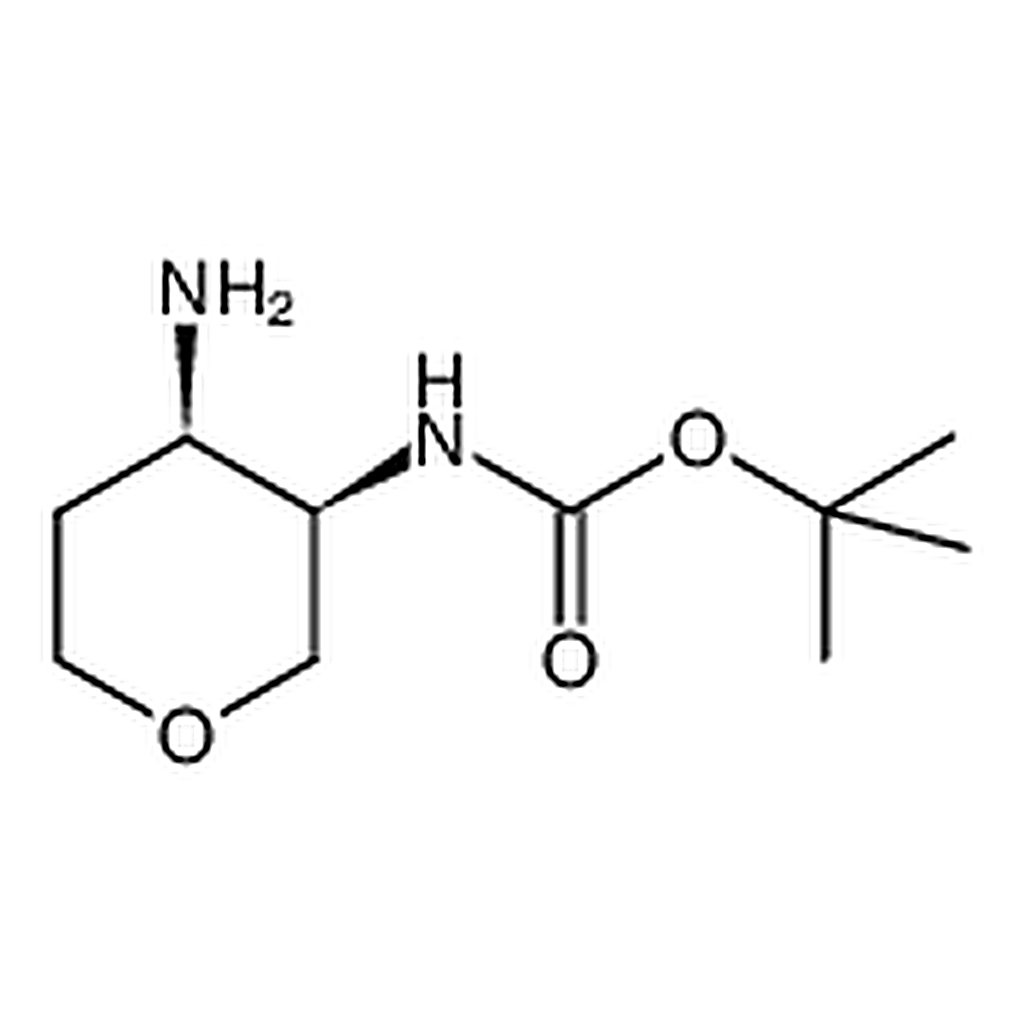 RHAWN tert-Butyl ((3R,4R)-4-aminotetrahydro-2H-pyran-3-yl)carbamate
