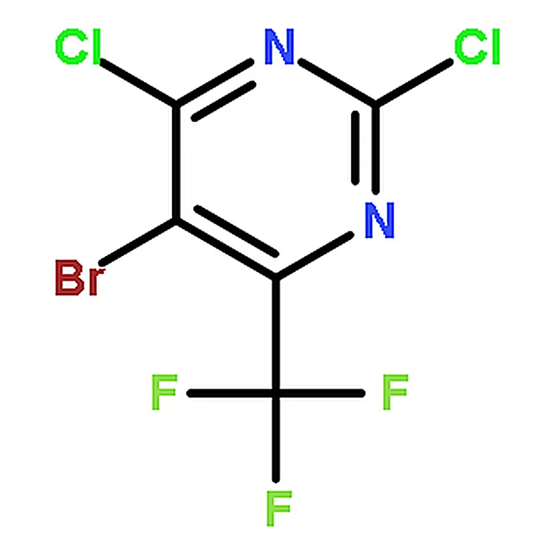 RHAWN 5-Bromo-2,4-dichloro-6-(trifluoromethyl)pyrimidine