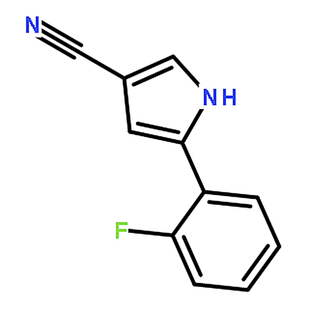 RHAWN 5-(2-Fluorophenyl)-1H-pyrrole-3-carbonitrile