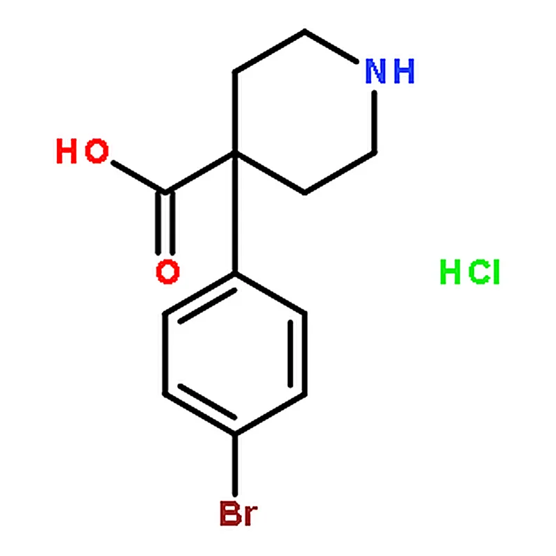 RHAWN 4-(4-bromophenyl)piperidine-4-carboxylic acid hydrochloride