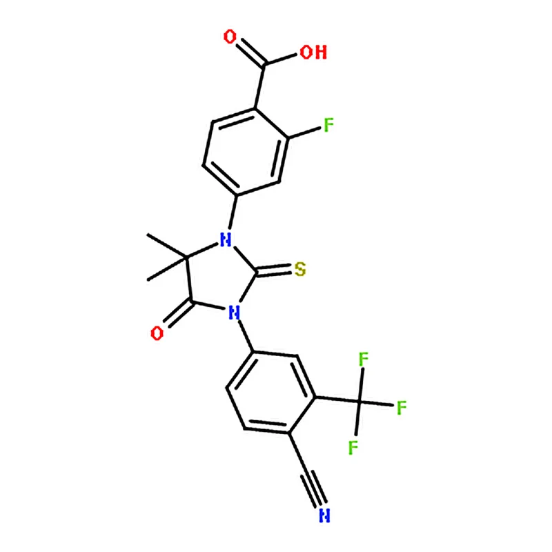 RHAWN 4-(3-(4-Cyano-3-(trifluoromethyl)phenyl)-5,5-dimethyl-4-oxo-2-thioxoimidazolidin-1-yl)-2-flu