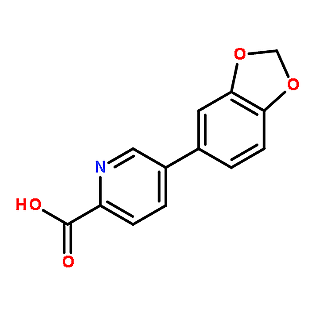 RHAWN 5-(Benzo[d][1，3]dioxol-5-yl)picolinic acid