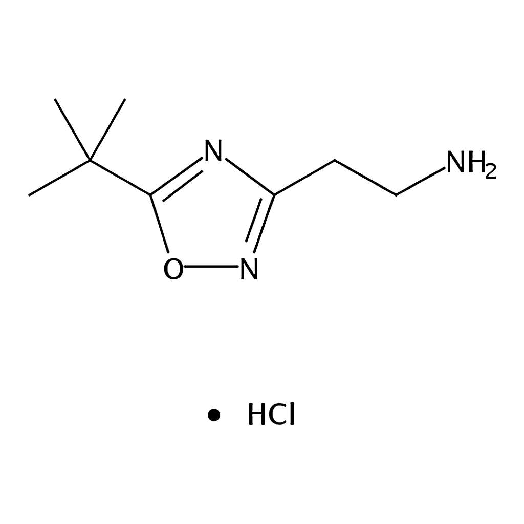 RHAWN 2-(5-(tert-Butyl)-1,2,4-oxadiazol-3-yl)ethan-1-amine hydrochloride
