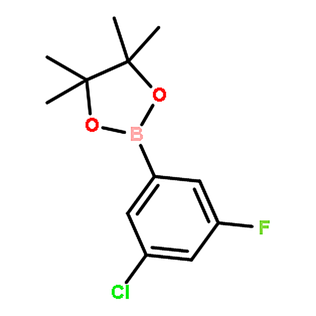 RHAWN 2-(3-Chloro-5-fluorophenyl)-4,4,5,5-tetramethyl-1,3,2-dioxaborolane