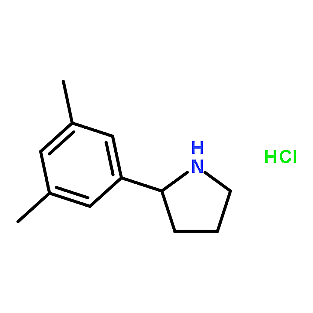 RHAWN (S)-2-(3,5-Dimethylphenyl)pyrrolidine hydrochloride