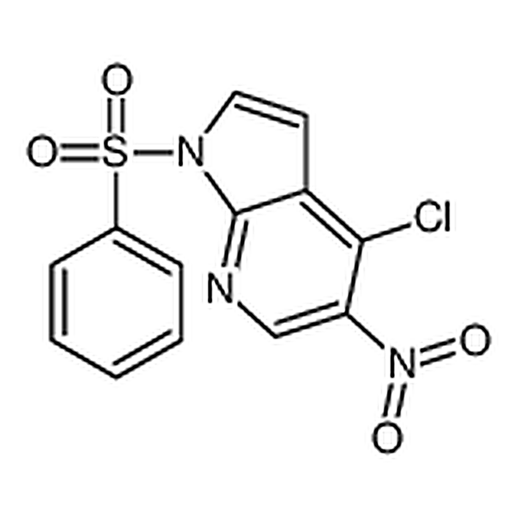 RHAWN 4-Chloro-5-nitro-1-(phenylsulfonyl)-1H-pyrrolo[2,3-b]pyridine
