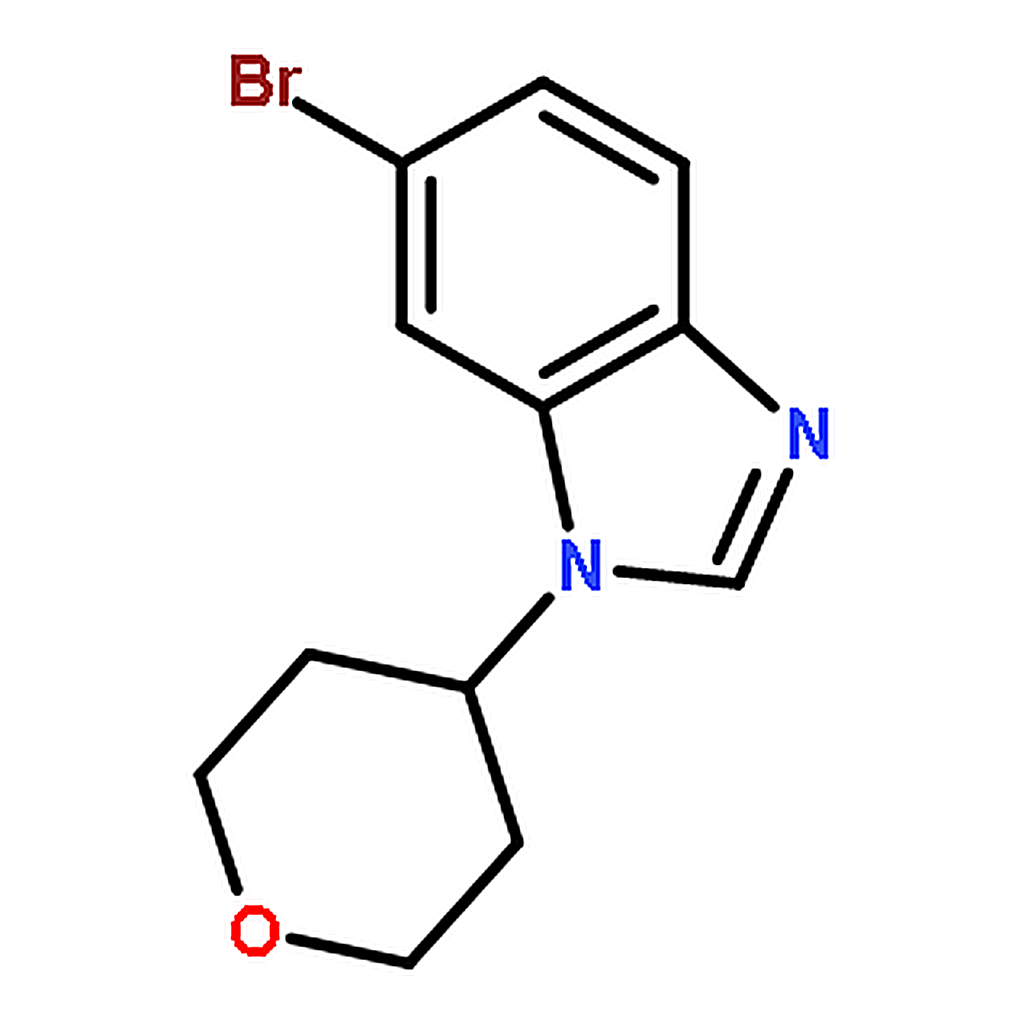 RHAWN 6-Bromo-1-(tetrahydro-2H-pyran-4-yl)-1H-benzo[d]imidazole