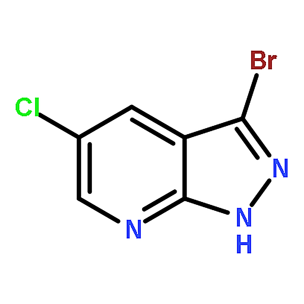 RHAWN 3-Bromo-5-chloro-1H-pyrazolo[3,4-b]pyridine