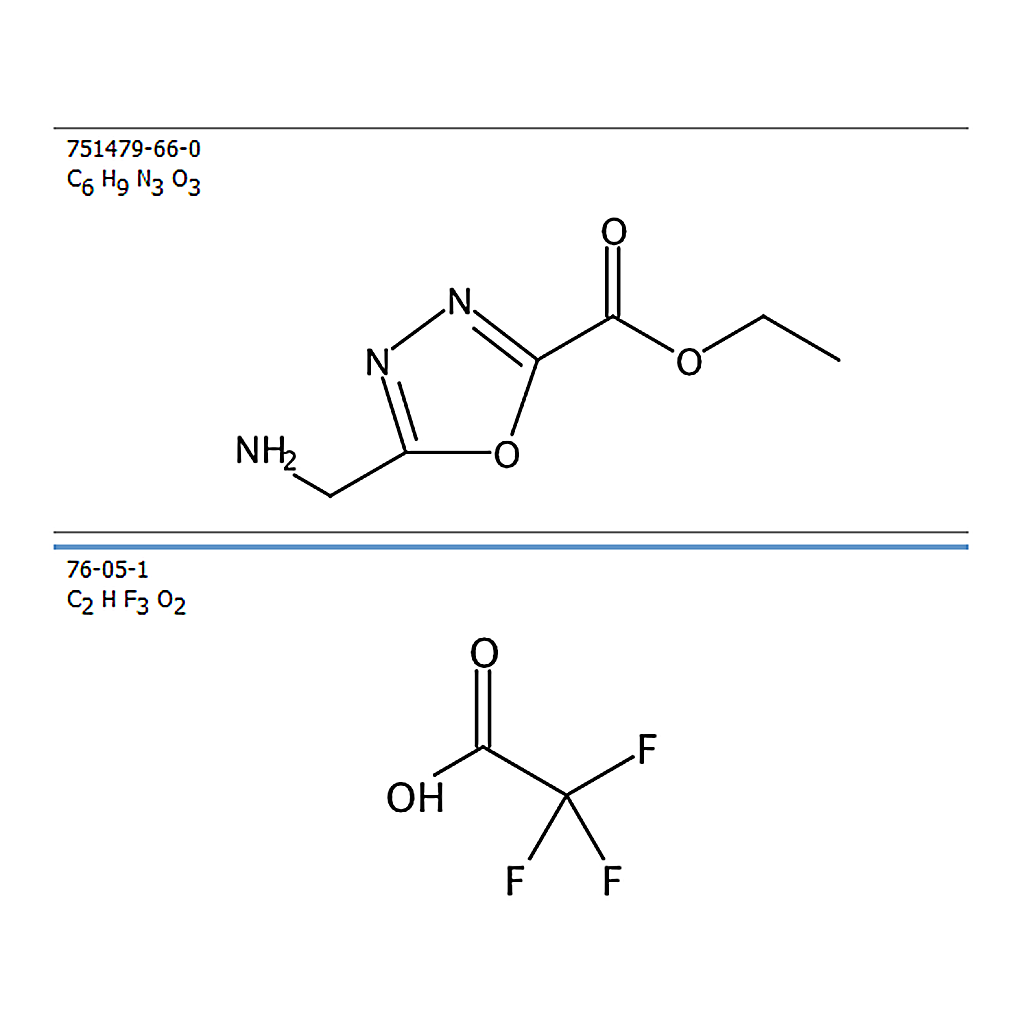 RHAWN Ethyl 5-(aminomethyl)-1,3,4-oxadiazole-2-carboxylate 2,2,2-trifluoroacetate
