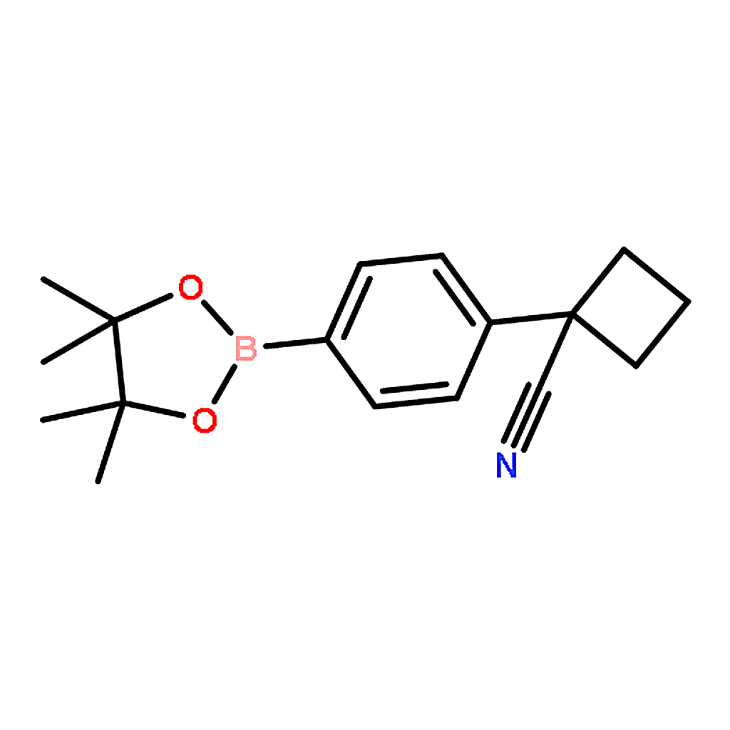 RHAWN 1-(4-(4,4,5,5-Tetramethyl-1,3,2-dioxaborolan-2-yl)phenyl)cyclobutanecarbonitrile