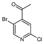 RHAWN 1-(5-Bromo-2-chloropyridin-4-yl)ethanone