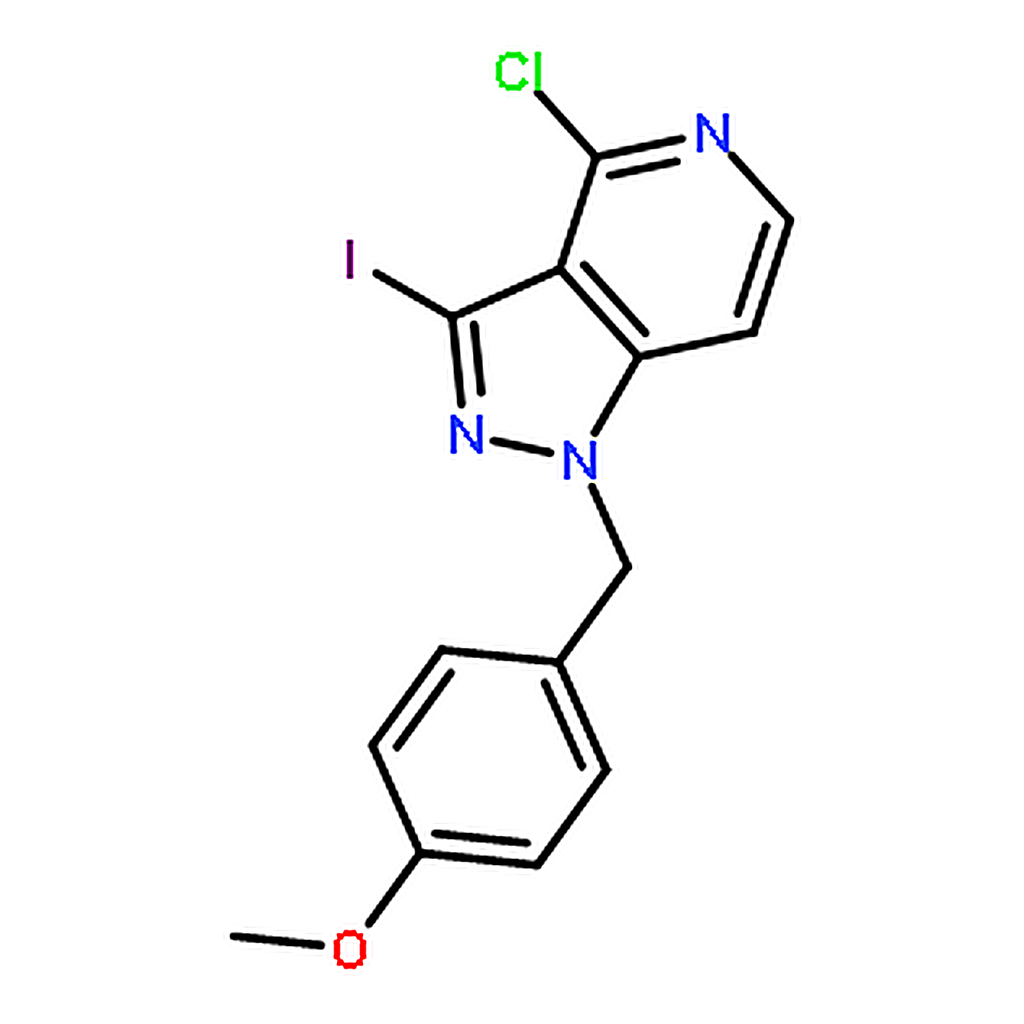 RHAWN 4-Chloro-3-iodo-1-(4-methoxybenzyl)-1H-pyrazolo[4，3-c]pyridine