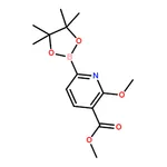 RHAWN Methyl 2-methoxy-6-(4,4,5,5-tetramethyl-1,3,2-dioxaborolan-2-yl)nicotinate