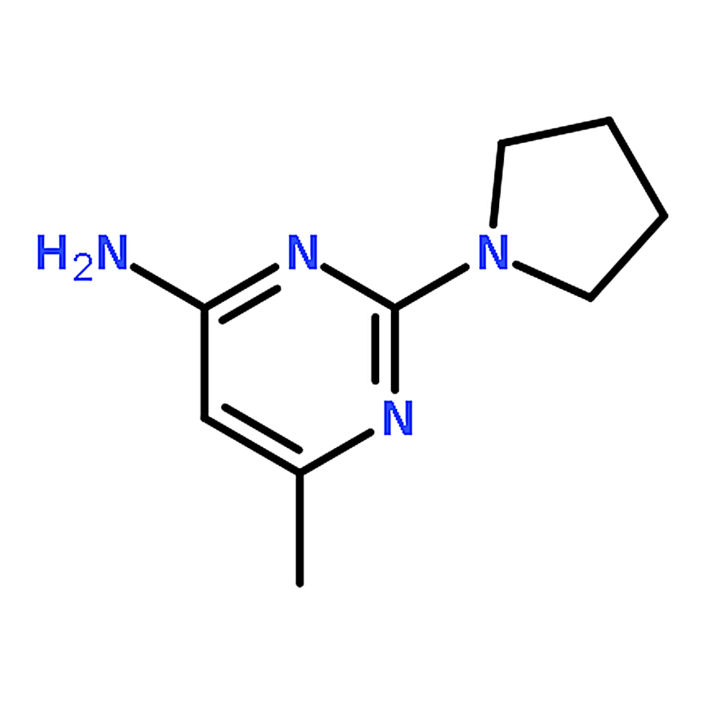 RHAWN 6-Methyl-2-(1-pyrrolidinyl)-4-pyrimidinamine