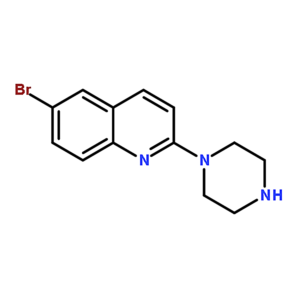 RHAWN 6-bromo-2-(piperazin-1-yl)quinoline