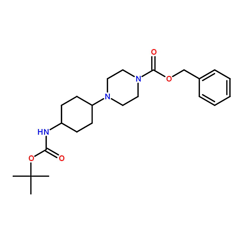 RHAWN Benzyl 4-(4-((tert-butoxycarbonyl)amino)cyclohexyl)piperazine-1-carboxylate