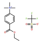 RHAWN 4-(Ethoxycarbonyl)-N,N,N-trimethylbenzenaminium trifluoromethanesulfonate