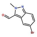 RHAWN 5-Bromo-2-methyl-2H-indazole-3-carbaldehyde