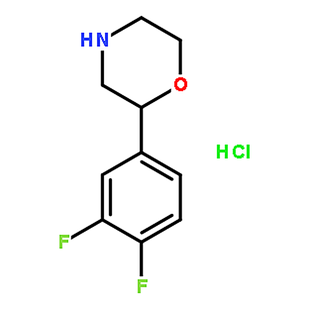 RHAWN 2-(3，4-Difluorophenyl)morpholine hydrochloride