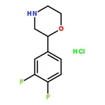 RHAWN 2-(3,4-Difluorophenyl)morpholine hydrochloride