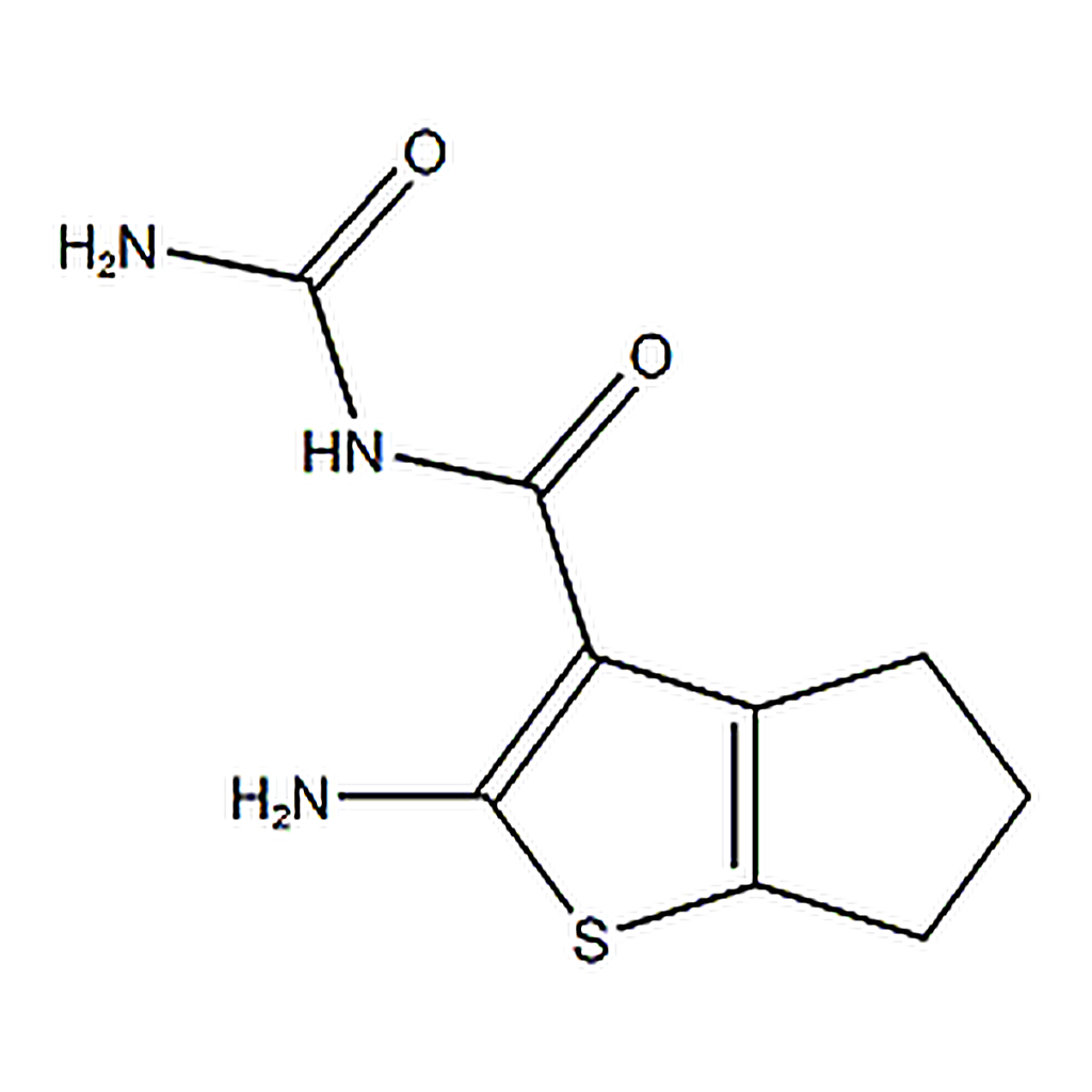 RHAWN 2-Amino-N-carbamoyl-5,6-dihydro-4H-cyclopenta[b]thiophene-3-carboxamide