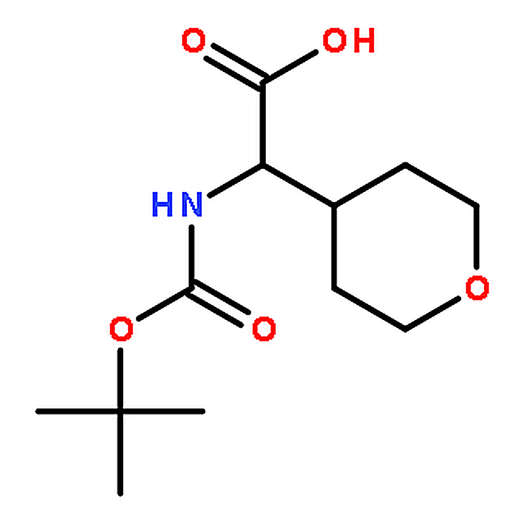 RHAWN (R)-2-((tert-Butoxycarbonyl)amino)-2-(tetrahydro-2H-pyran-4-yl)acetic acid