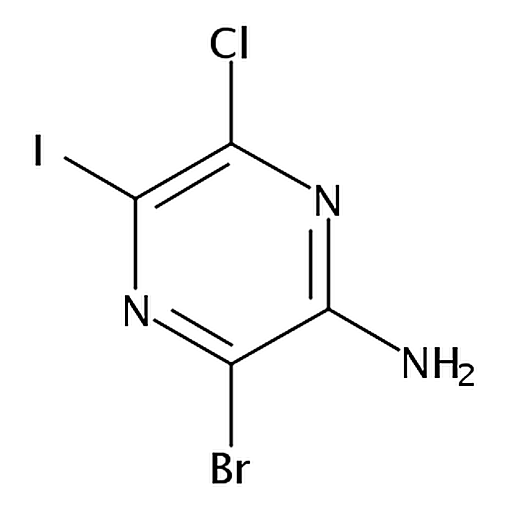 RHAWN 3-Bromo-6-chloro-5-iodopyrazin-2-amine