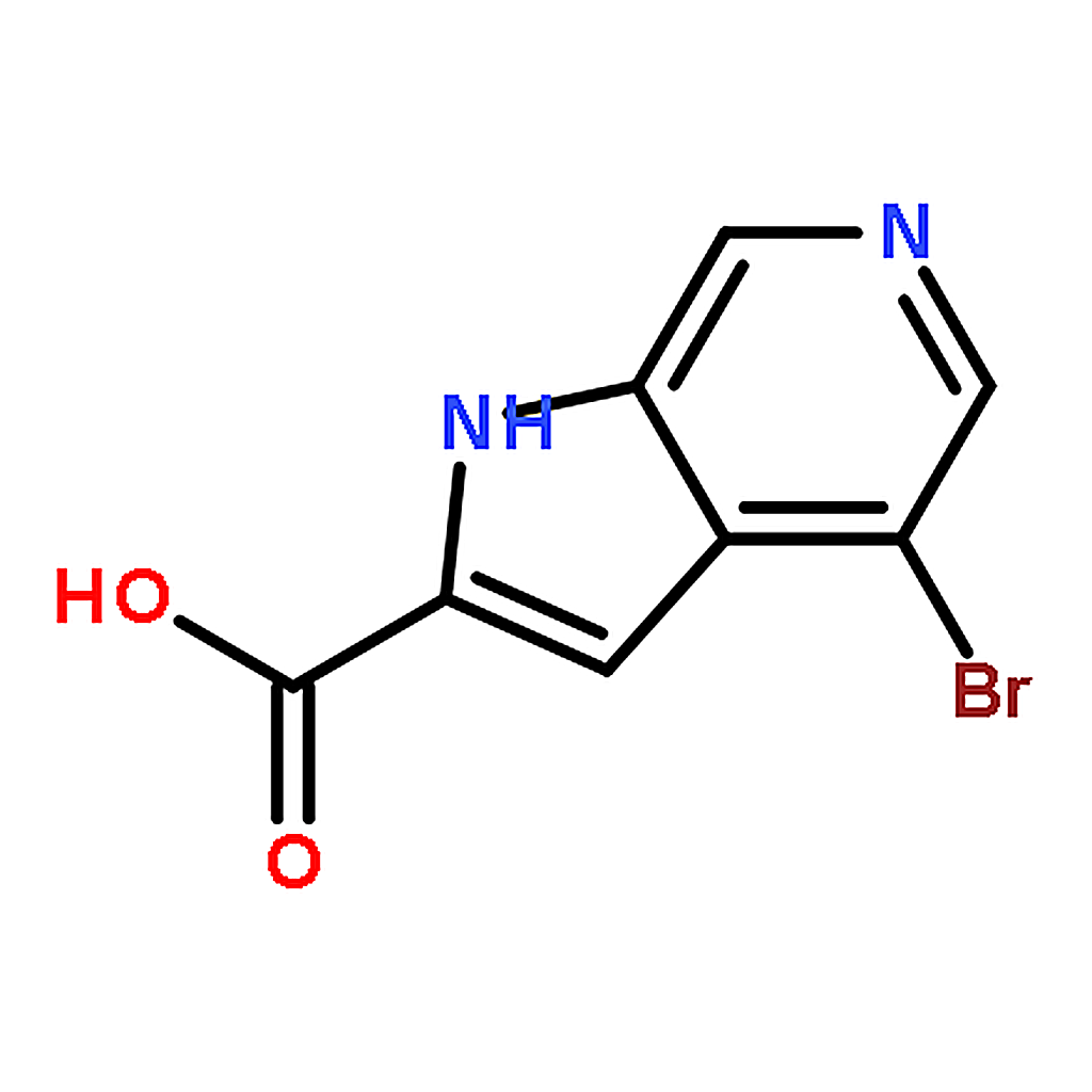 RHAWN 4-Bromo-1H-pyrrolo[2，3-c]pyridine-2-carboxylic acid