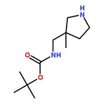 RHAWN tert-Butyl ((3-methylpyrrolidin-3-yl)methyl)carbamate