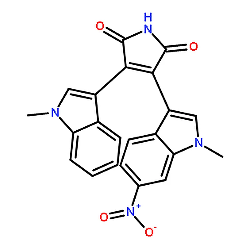 RHAWN 3-(1-Methyl-1H-indol-3-yl)-4-(1-methyl-6-nitro-1H-indol-3-yl)-1H-pyrrole-2,5-dione