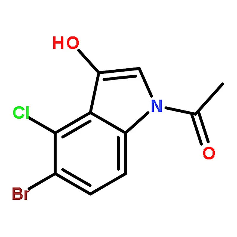 RHAWN 1-acetyl-5-bromo-4-chloro-3-hydroxyindole