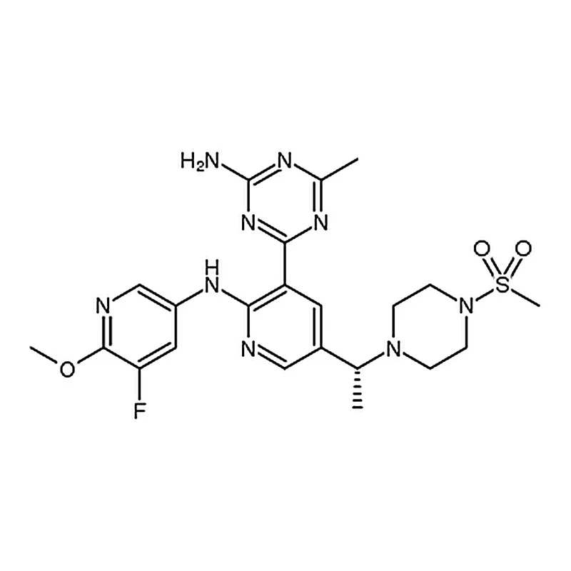 RHAWN (R)-4-(2-((5-Fluoro-6-methoxypyridin-3-yl)amino)-5-(1-(4-(methylsulfonyl)piperazin-1-yl)ethy
