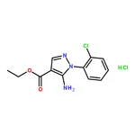RHAWN Ethyl 5-amino-1-(2-chlorophenyl)-1H-pyrazole-4-carboxylate hydrochloride