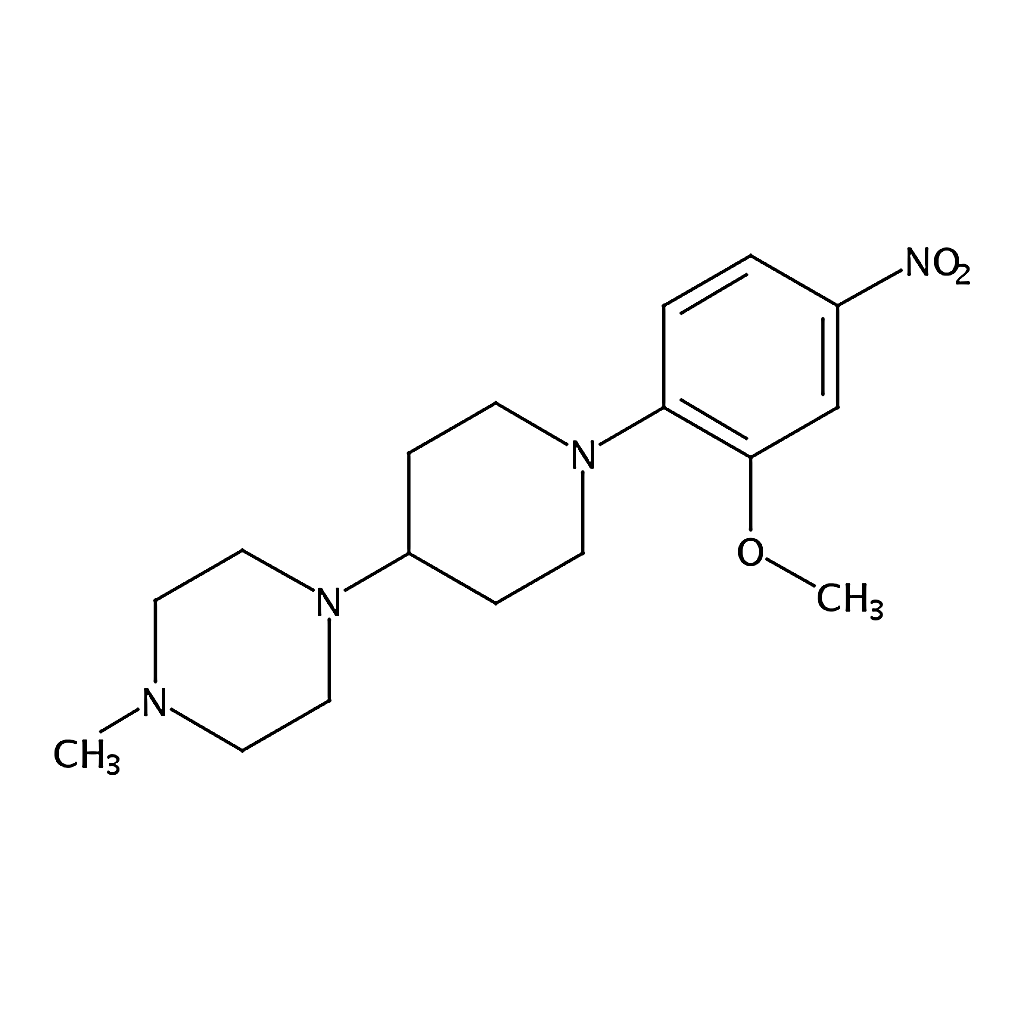 RHAWN 1-(1-(2-Methoxy-4-nitrophenyl)piperidin-4-yl)-4-methylpiperazine