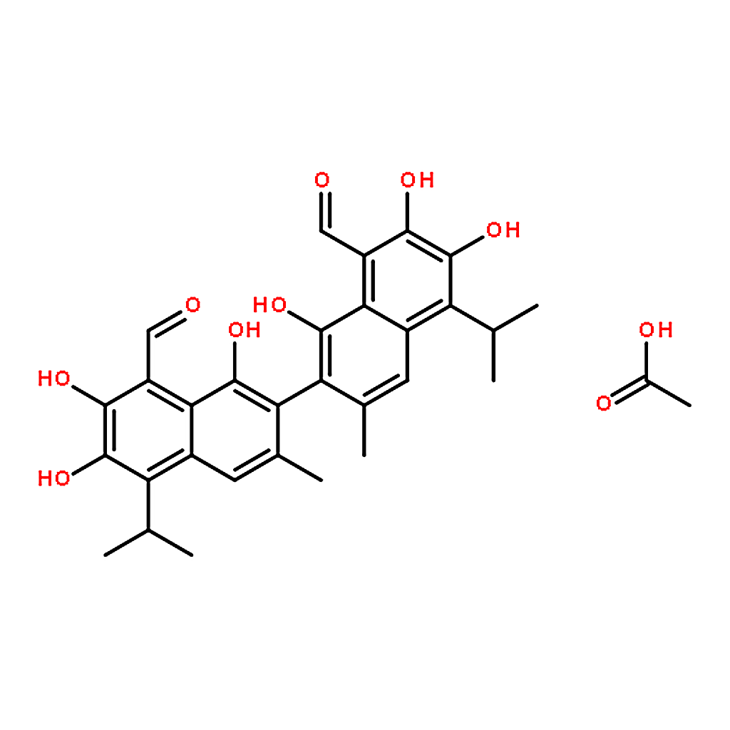 RHAWN (÷)-Gossypol-acetic acid