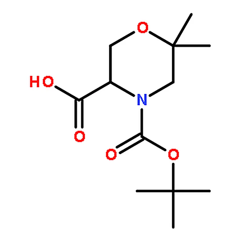 RHAWN 4-(tert-Butoxycarbonyl)-6,6-dimethylmorpholine-3-carboxylic acid
